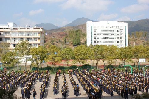 泰顺县新城学校举行第八届校园文化艺术节开幕式
